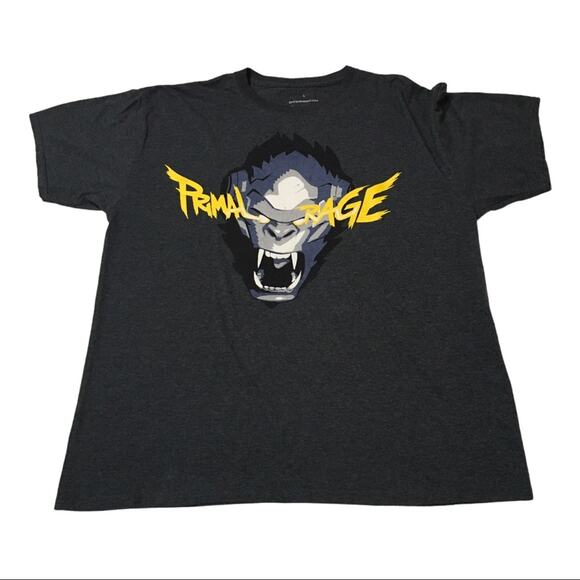 Lootcrate Overwatch Rampage Graphic Print Tee - Gray - Large - Picture 1 of 6
